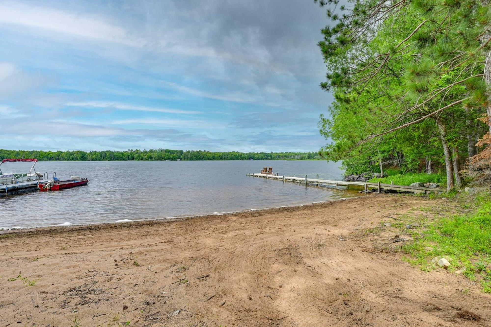 Cozy Echo Lake Cabin Near Snowmobiling Trail! Villa Mercer Exterior photo